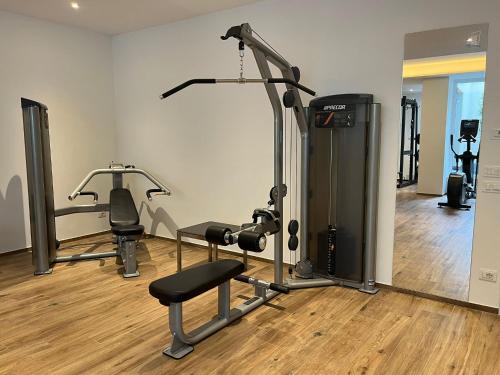 Fitness centrum a/nebo fitness zařízení v ubytování Riva Lake Lodge