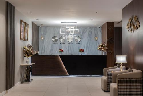 Posezení v ubytování Enala Hotel Apartments- Tabuk
