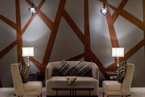 Posezení v ubytování Enala Hotel Apartments- Tabuk
