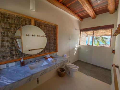 Koupelna v ubytování Hotel Poc Na Tulum