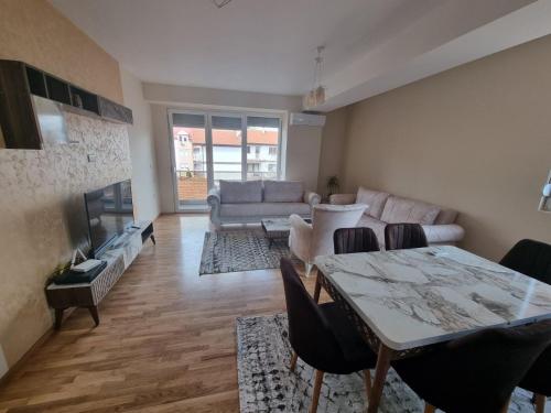 O zonă de relaxare la Atena Apartment