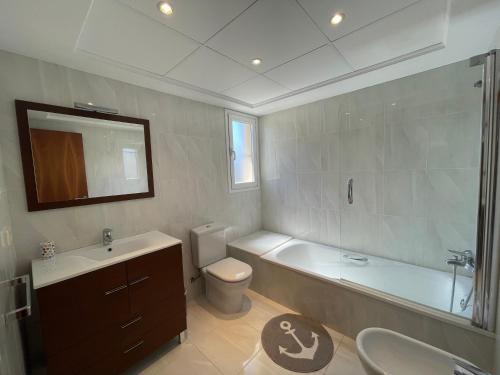 Ett badrum på Mesana 102 / Penthouse