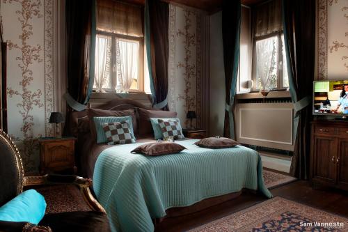 Posteľ alebo postele v izbe v ubytovaní B&B De Vijf Zuilen