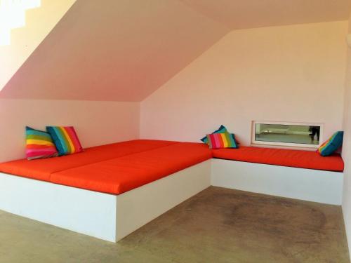 Una cama o camas en una habitación de Pe no Monte