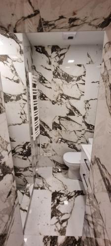 Koupelna v ubytování Kaimo turizmo sodyba "Puozo Sodyba"