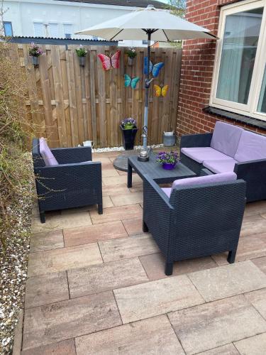 Χώρος καθιστικού στο Studioverhuur Vlissingen