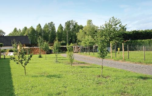 a row of small trees in a field at Lovely Home In Brain-Sur-Alonnes in Brain-sur-Allonnes