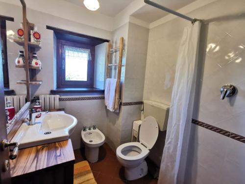 Koupelna v ubytování Casa Velia