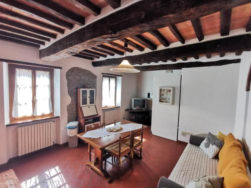 Posezení v ubytování Casa Velia