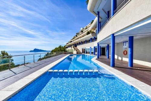 Apartamento Terraza con vista panorámica al mar, Altea, Spain ...