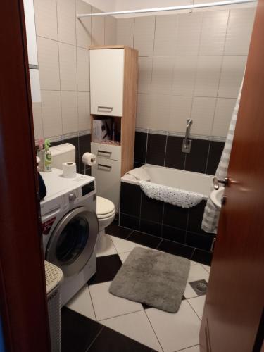 Kylpyhuone majoituspaikassa APARTMAN MARIO - ARENA ZAGREB