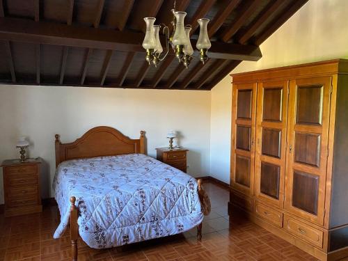 Ein Bett oder Betten in einem Zimmer der Unterkunft Terras de Santo Antonio