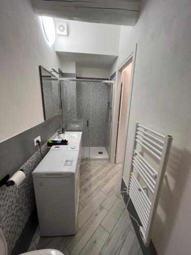Koupelna v ubytování [Ferrara Centro - WABI APT]