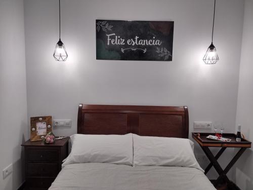 A bed or beds in a room at Mi Rinconcito