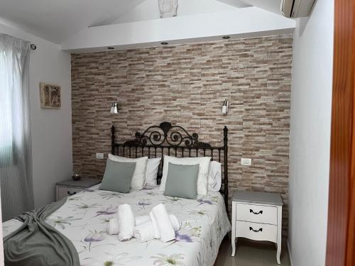 Posteľ alebo postele v izbe v ubytovaní Ahtha Green Bungalow Maspalomas
