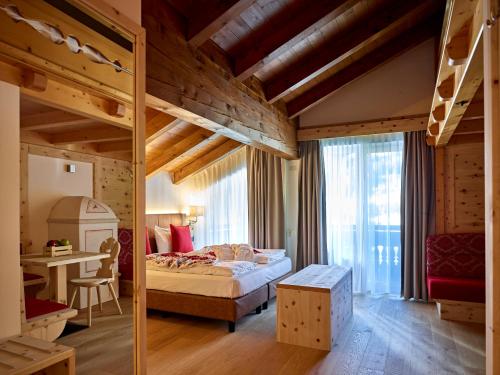 Postel nebo postele na pokoji v ubytování Hotel Shandranj