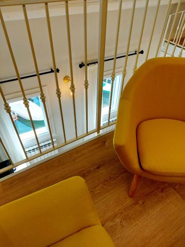 Ruang duduk di Canal Vena ApartSuite House Chioggia