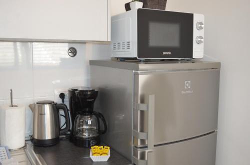 Η κουζίνα ή μικρή κουζίνα στο Apartments Vito