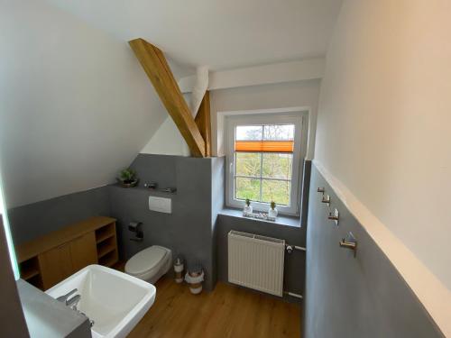 Ένα μπάνιο στο Ferienhaus An der Steilkuste