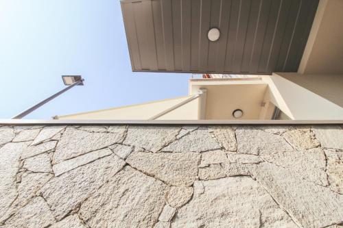 a view of the roof of a building at Residenza I Melograni - Suite in Domaso