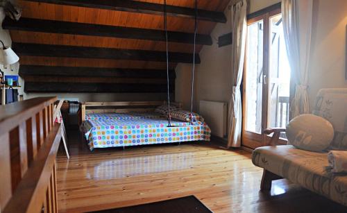 Katil atau katil-katil dalam bilik di Port del Comte a pie de pistas