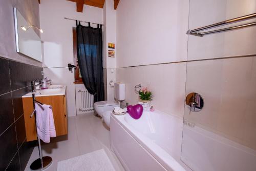 Koupelna v ubytování B&B AI PELLEGRINI