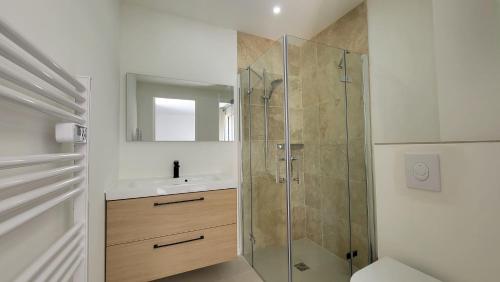 Koupelna v ubytování Ideal BnB