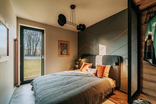 Posteľ alebo postele v izbe v ubytovaní Apartament Riders Lodge Bielsko-Biała Jeżynowa