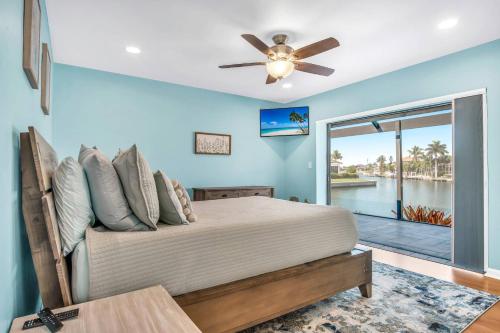 En eller flere senge i et værelse på The Mermaid Manor