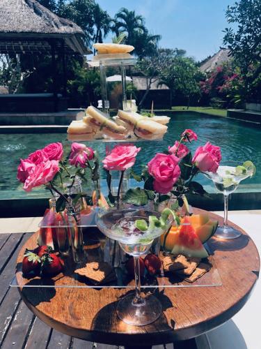 Jídlo v vily nebo okolí