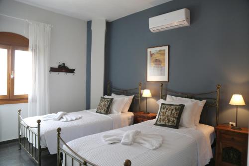 Postel nebo postele na pokoji v ubytování Castello del Mare