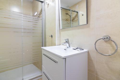 Ett badrum på Malaga Center Flat Aventurero Boutique