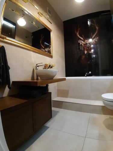 Kúpeľňa v ubytovaní Lux-house Braniewo