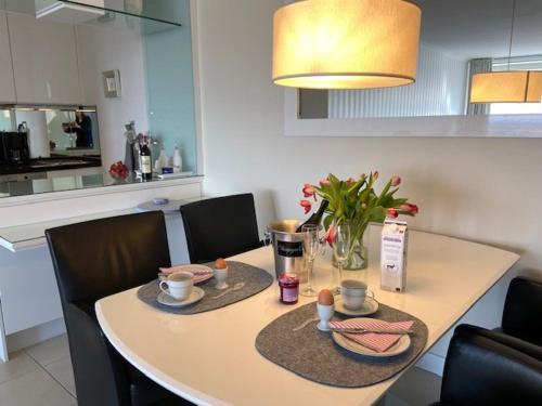 Nápoje v ubytování Top - Apartment mit Aussicht