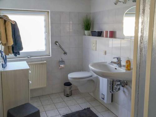Koupelna v ubytování Ferienwohnung Alte Schmiede