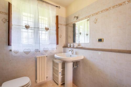 Koupelna v ubytování Villa Giusti