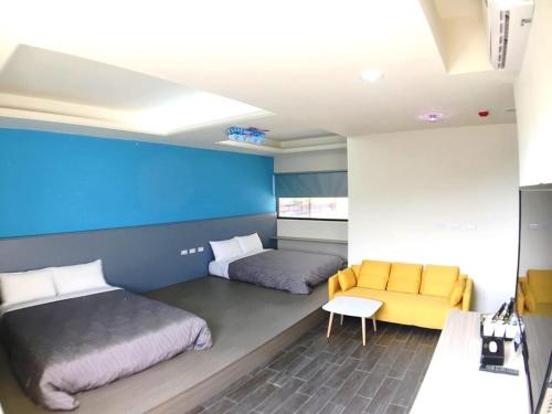 Posezení v ubytování CoCo Motel Boutique