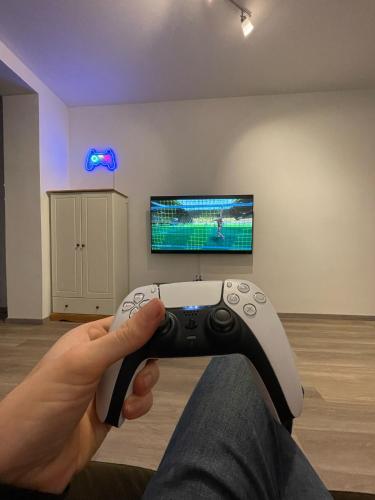 PS5+55 Zoll 4K Fernseher - Gaming Apartment, Дортмунд – Обновени цени 2023