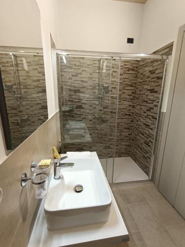 Koupelna v ubytování Il B&B di PIAZZA MOTTA