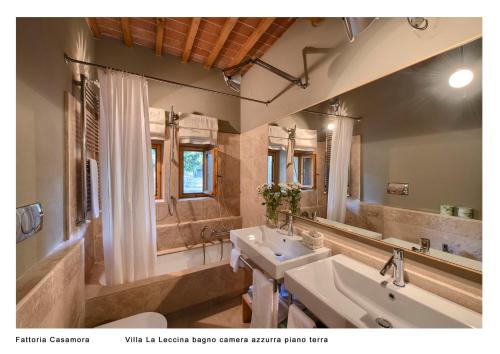 Koupelna v ubytování Fattoria Casamora - Villa La Leccina