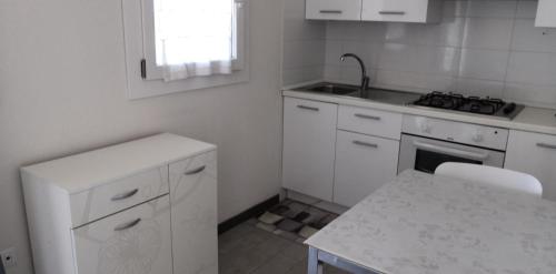 Dapur atau dapur kecil di CAMPING TRE ARCHI