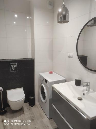 Koupelna v ubytování Apartament Morski