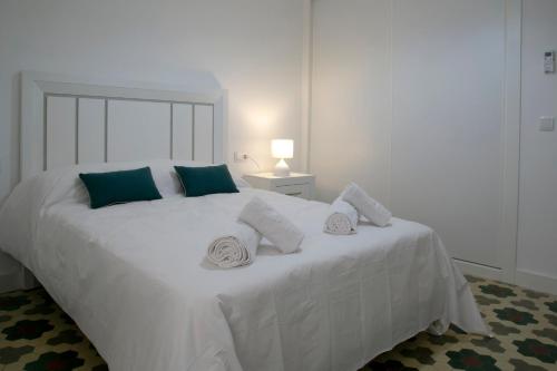 Llit o llits en una habitació de Apartamento en el centro de Úbeda - Plaza Andalucía
