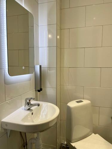 Et badeværelse på Birka Hotel