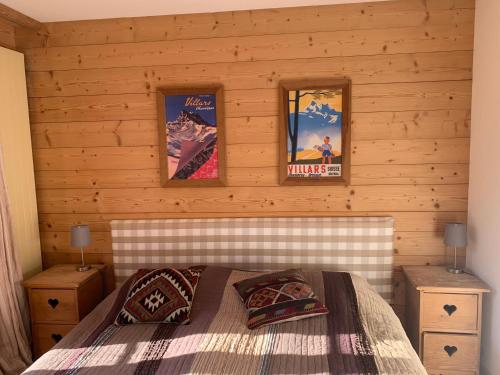 Postel nebo postele na pokoji v ubytování Route de la Résidence