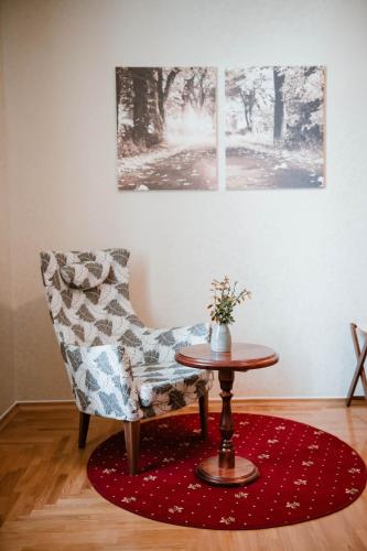 Ruang duduk di Hotel Kurija Janković