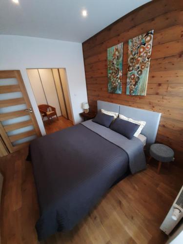 Postel nebo postele na pokoji v ubytování Apartmán Ca' Fam