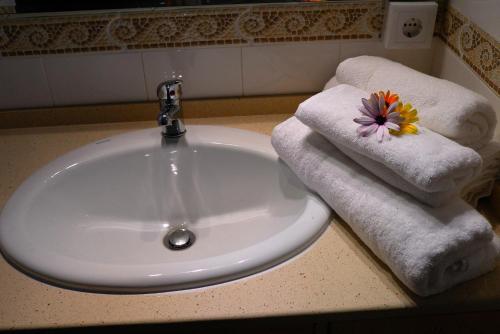 Kylpyhuone majoituspaikassa Casa Albacor