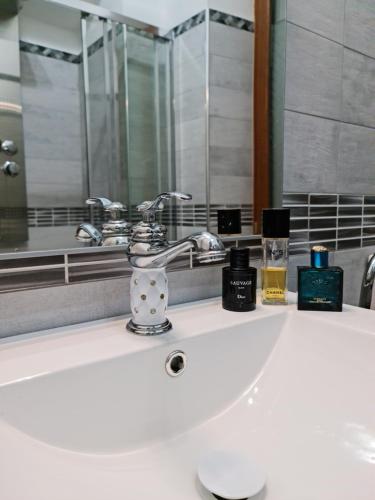 Koupelna v ubytování NordEst SeaView