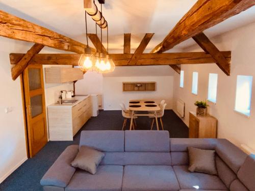 Posezení v ubytování Apartmány Emma